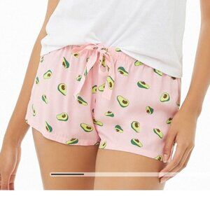 4/$20 forever 21 avocado pajama bottoms kawaai cute small pink